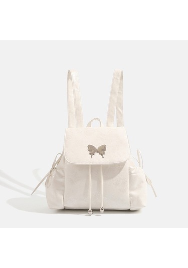 Charhp&kejnt Resmi Orijinal 2024 Yeni Swan Lake Kolej Tarzı Sırt Çantası Tembel Büyük Kapasiteli Sırt Çantası Beyaz