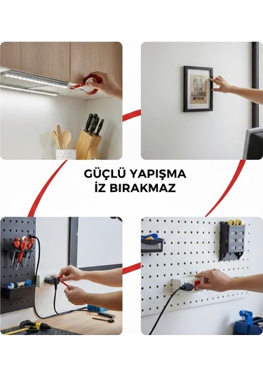 Çift Taraflı Şeffaf Süper Yapışkan Bant 1cm X 5m