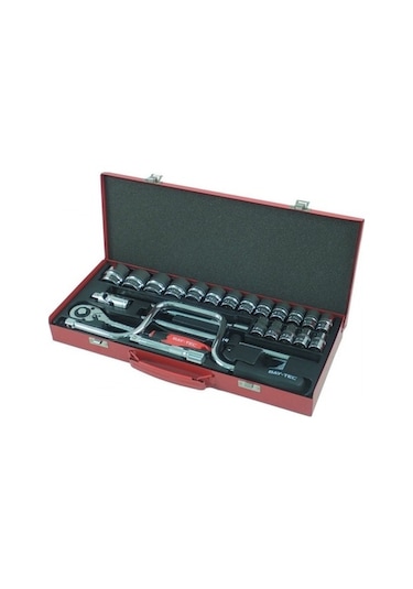 Bay-tec Mk2650 1/2'' Lokma Takımı 24 Parça Fır Döndülü 6 Köşe