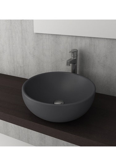 Bocchi Venezia Çanak Lavabo 45 CM Mat Antrasit