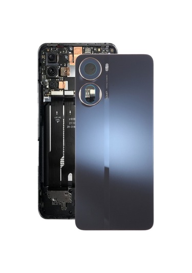 Cbtx Zte Blade V40 Tasarım Pil Arka Kapağı Uyumlu Gri