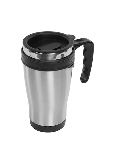 S-link Sl-tm1982 Gümüş 470ml Iç 304 Dış 201 Paslanmaz Çelik Kupa Gümüş