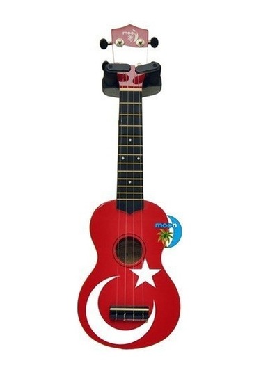 Moon Uk80Btf Türk Bayrağı Desenli Ukulele