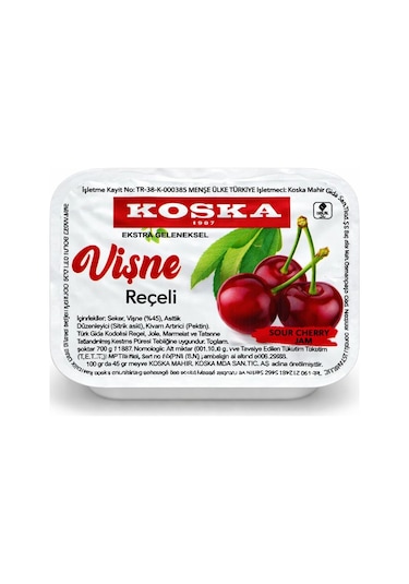 Koska Geleneksel Piknik Vişne Reçeli 100 x 20 G