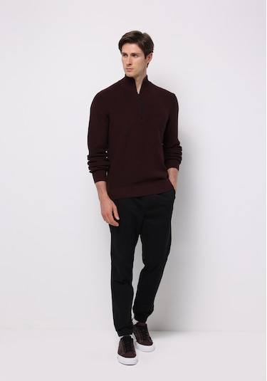 Colins Cargo Fit Orta Bel Lastikli Paça Erkek Siyah Pantolon Cl1076756 Q1.v2 Blk Siyah