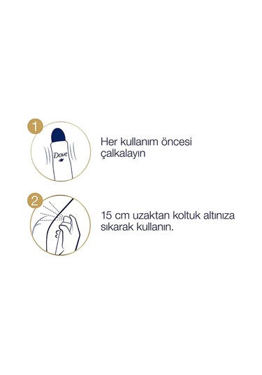 Dove Original 48H Kadın Sprey Deodorant 3 x 200 ML