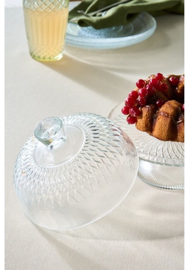 Karaca  İzgi Kapaklı Kek Standı 14 Cm