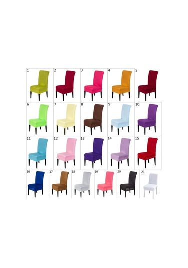 Şık Ve Pratik Koltuk Kılıfı - 21 Renk Seçeneği İle Oturma Odanıza Modern Bir Dokunuş Çok Renkli Çok Renkli