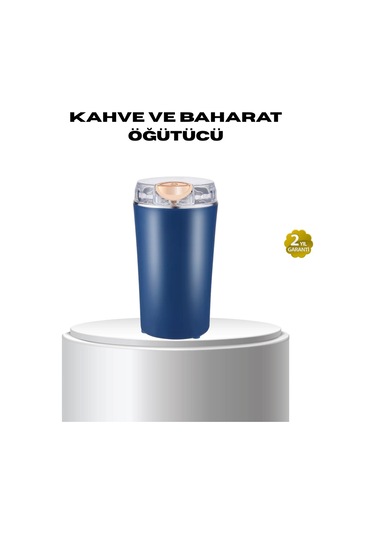 Otomatik Kahve Ve Baharat Öğütücü Paslanmaz Çelik Yedek Bıçaklı Çok Renkli