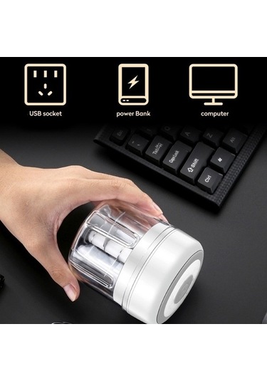 Fastbuy Zm-14 Mini Kablosuz Sarımsak Ezici - 100ml - Beyaz - Ev Kullanımı İçin Diğer