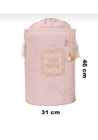 Bebek Yuvarlak Torbalı Oyuncak ve Kirli Sepeti