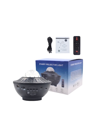 Ximistore9 Evren Projeksiyonlu Bluetooth Şarjlı Yıldız Işığı - Romantik Atmosfer Aydınlatma