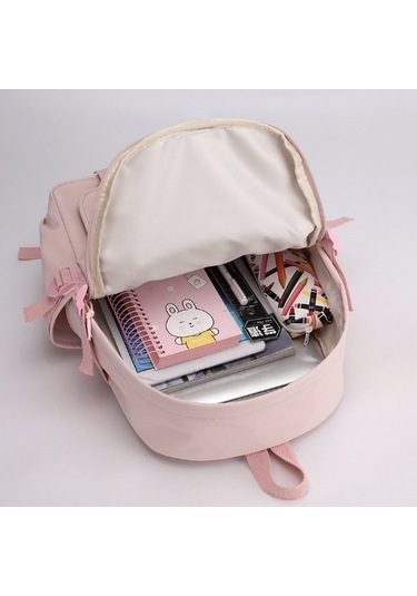 Yeni Çizgi Film Labubu Labubu Çevre Birimi Öğrenci Okul Çantası Sırt Çantası Pembe