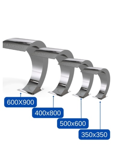 350x350mm Kobra Tip Havuz Şelalesi Et Kalınlığı 1,5mm