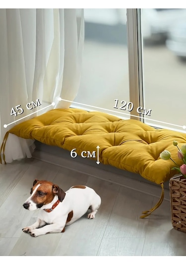 23 Linia Skampa, Pencere Kenarı, Bahçe Mobilyası İçin Minder Yatak 412136730 Gri