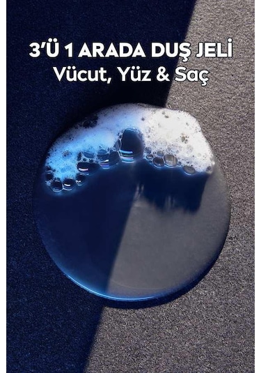 Men Erkek Deep Dimension Banyo Ve Duş Jeli 500ml, 3'ü1 Arada Komple Bakım, Vücut Saç Ve Yüz Diğer