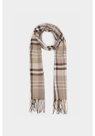 Defacto Erkek Kareli Dokuma Atkı C8268ax25wnbn287 Kahve