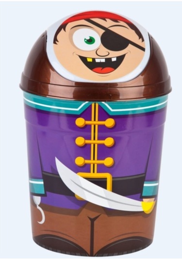 Şirin Dekoratif Çöp Kovası -m10915 Diğer