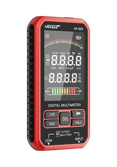 Noyafa Nf-625 Renkli Lcd Ekran Dijital Multimetre