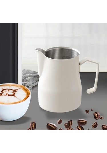 Suntek Sıcak Çikolata Ev Restoranı Için Süt Köpürtme 350ml-bej