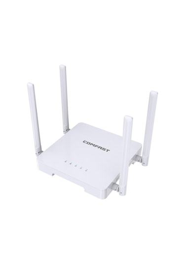 Sones Comfast Cf-n1 V2 300mbps Wıfı4 Kablosuz Yönlendirici, 1 Wan + 4 Lan Rj45 Portu, Ab Fişi