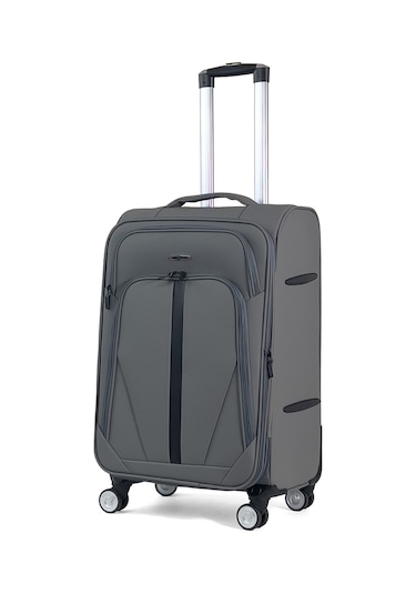 Reymond Luggage Luna Serisi Seyahat Valizi, Orta Boy Gri