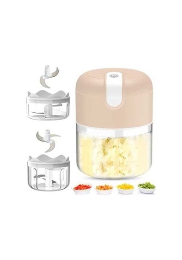 Pazly Elektrikli Sarımsak Doğrayıcı: Mini Mutfak Robotu, Hızlı Baharat Ve Sebzeler Doğrayıcı Diğer