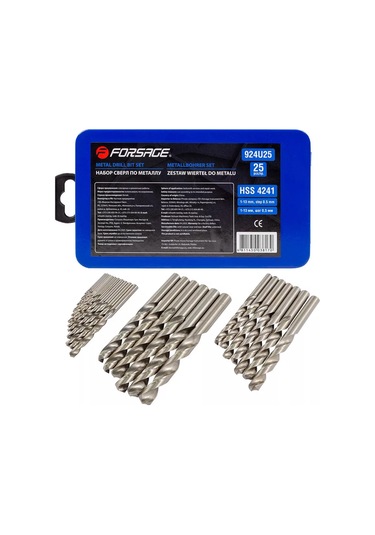 Forsage 25 Parçalık Metal Matkap Ucu Seti 198463100