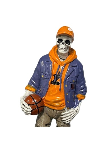 Suntek Cadılar Bayramı İskelet Heykelcik Süs Ev Basketbol