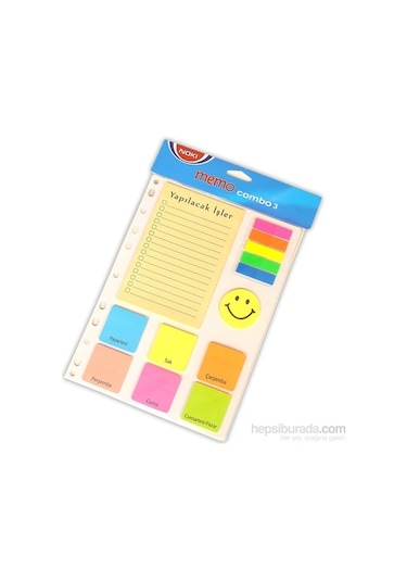 Noki Memo Combo 3 12703 Yapışkan Notluk