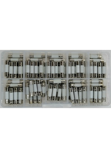 Yate10 5x20 Seramik Sigorta Seti 100x 10 Tür Kutulu