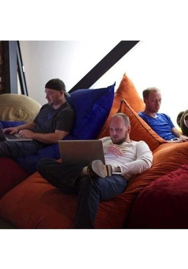 Willowhaven Yıkanabilir Fasulye Torbası Kapak - 100x140 Cm - Oturma Odası Kanepe Koruyucu Slipcover - Mor Ev Dekor Mor