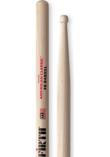 Vıcfırth V5bbrl Baget çift 5b Barrel Tip. Hıckory. 0.595"x16".