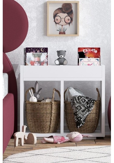 Decormet Emily Çocuk Kitaplığı Dec0129 Çok Renkli