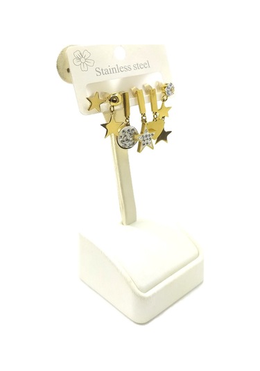 Kadın Sallantı Çelik Küpe - Kskü-16 Çok Renkli