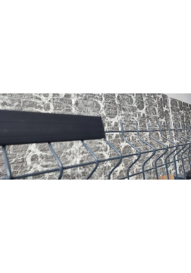Renkli Evim Panel Çit Tel Koruyucu Üst Kapak 1,25 M 2 Adet