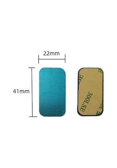 Goldenqian 10 Adet 10mm 15mm 20mm 25mm 30mm 35mm 40mm Metal Plaka Disk Demir Sac Mıknatıs Cep Telefon Tutucu 41x22mm 41x22mm