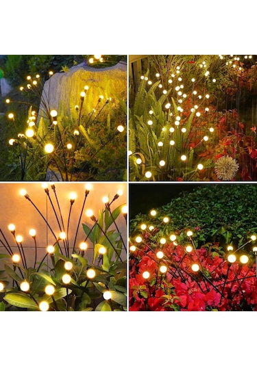 Bahçe Işıkları-yeni Yükseltilmiş Güneş Enerjili Ateşböceği Çok Renkli