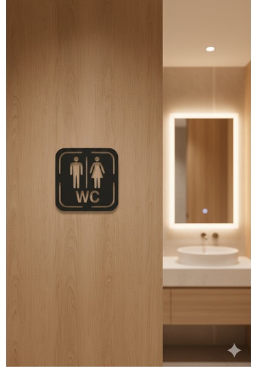 Wc Tabelası, Tuvalet Levhası, Kadın Erkek Tabela, Yönlendirme Levhaları 34