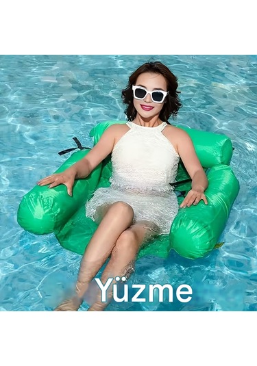 Şişme Su Şezlongu Cobalt Mavisi