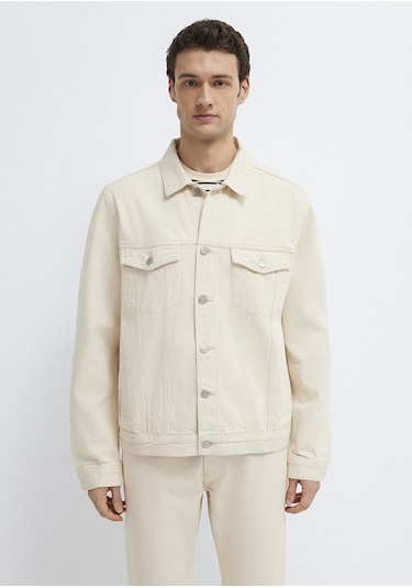 Mavi - Ray Classic Ekru Jean Ceket 0110273-a1707