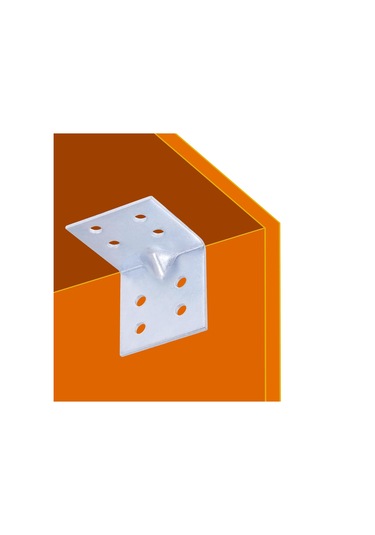 Mobilya Dolap Köşe Bağlantı L Demir Gönye 40X40X40 Mm 10 Adet N11.22469