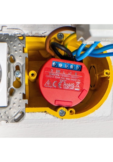 Shelly 1Pm - Akıllı Wi-Fi Röle Anahtar 16A