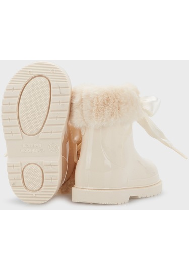 Igor Kız Çocuk Yağmur Çizmesi W10258 Ekru