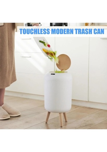 Maoyaya Akıllı Hareket Sensörü Otomatik Çöp Kovası Çok Renkli Kapak, Küçük Plastik Çok Renkli