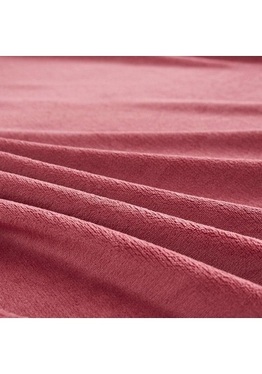 Novahub Kadife Kraliçe Yatak Örtüsü - Kış Çarşaf Koruyucu Kaymaz İkiz Yastık Kılıfı Seti - Mavi Kadife - El Ve Makine Yıkama Uygun Mavi