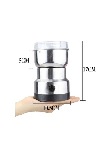 Createtech Bosphorusboutique Trendooze Taşlama Rq Paslanmaz Kahve Değirmeni Elektrikli Ot Makinesi