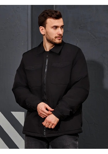 Poduct-jacket Yeni Model Mevsimlik Mont 245678596 Siyah