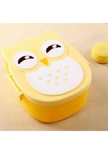 Suntek Baykuş Öğle Yemeği Kutusu Aperatifler Için Sarı Sarı