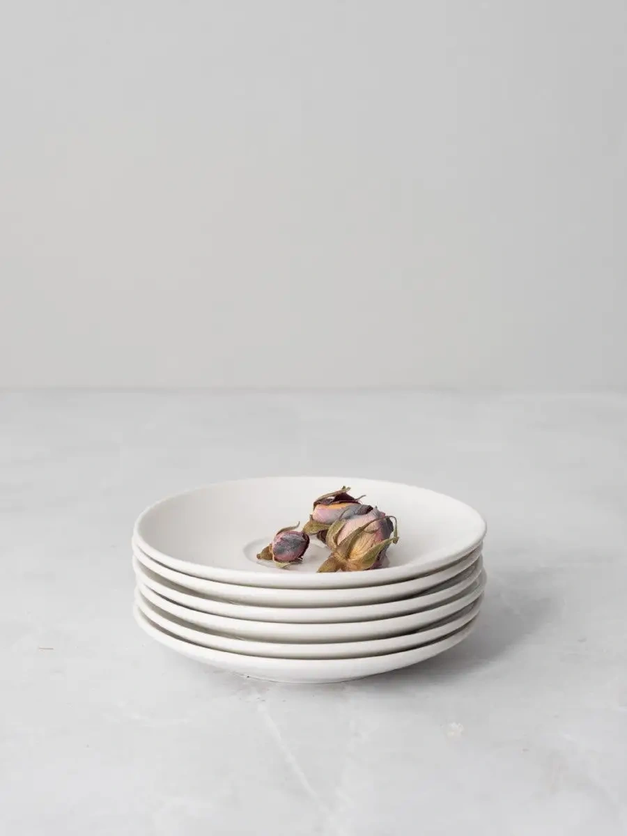 Kunstwerk Kahve Tabağı Seti 10.5 Cm 6 Parça 74419672 Beyaz